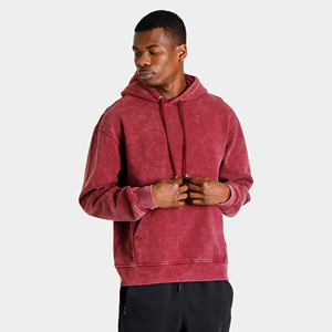 OEM personnalisé hommes 100% coton sweats à capuche vierge Vintage en détresse sweats à capuche Vintage soleil délavé à l'acide sweats à capuche - Product Image 1