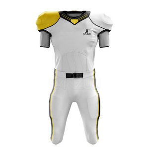 Uniforme de fútbol americano de alta calidad al por mayor último diseño transpirable talla grande sublimación ropa impresa - Product Image 1