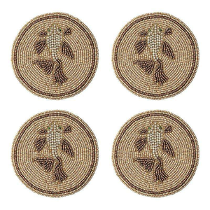 Sous-verres brodés, perles de verre confortables, dessous de plat décoratifs pour la maison, l'hôtel, style indien, broderie - Product Image 3