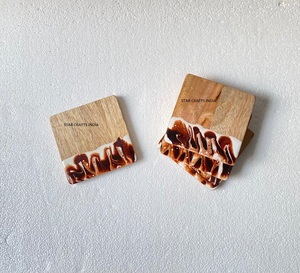 El mejor diseño, posavasos de té ecológicos minimalistas modernos de 4 piezas, posavasos de té de madera de acacia de resina epoxi multifuncional, vajilla caliente - Product Image 4