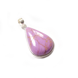 จี้อัญมณีฟอสโฟรีเดอไรต์ทรงหยดน้ำ - Product Image 6