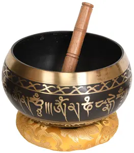 도매 티베트 노래 그릇 세트 사운드 그릇 세트 명상 노래 수제 네팔 황동 노래 그릇