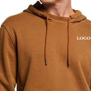 Sweat-shirts à capuche pour hommes de haute qualité en gros, en coton uni, pull-over, streetwear surdimensionné, haut à capuche décontracté, vêtements de sport pour hommes - Product Image 3