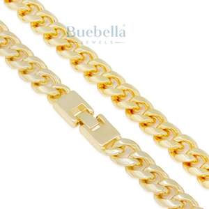 Chaîne à maillons cubains Miami en argent sterling 925 pour hommes Collier hip-hop style rappeur avec bijoux en moissanite de 12mm - Product Image 3