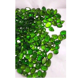 194 pièces de diopside de chrome naturel 5x4 6x4 7x5mm facette de poire ovale 83 Cts Lot Iroc ventes pierres précieuses en vrac de haute qualité coupées US $183 - Product Image 3