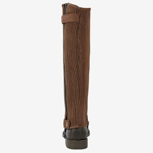 Cuero genuino de piel de vaca de alta calidad Equitación Half Chaps Auténtico estilo occidental Chaps para la venta - Product Image 2