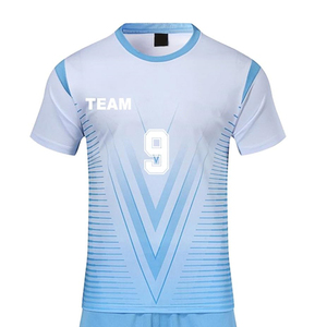 Conjunto de Camiseta y Pantalones Cortos de Fútbol de Nuevo Diseño, Transpirable, de Secado Rápido, Unisex, para Adultos, Proveedor Directo de Fábrica, Uniforme de Fútbol 100% Poliéster - Product Image 4