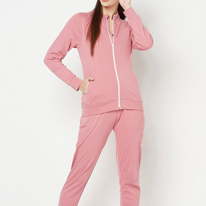 Trajes de chándal de invierno para mujeres adultas de talla grande Slim Fit 100% algodón transpirable-para deportes y ejercicio - Product Image 4