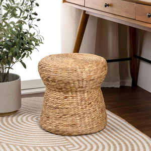 Tabouret Bohème en Jacinthe d'Eau Tressé à la Main, Écologique, Robuste et Léger, pour Salle à Manger, Salon et Maquillage, Vente en Gros Vietnam - Product Image 4