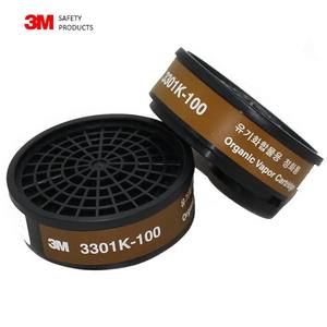 3M 3301K-100 Cartouche de vapeur organique Filtre de sécurité pour la protection respiratoire Peinture Impression Agriculture Transportant des produits chimiques - Product Image 1