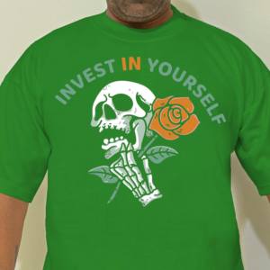 Vente directe d'usine, t-shirt pour homme en coton et bambou respirant à séchage rapide, style hip-hop, col rond, coupe ample, logo sur le devant, vente en gros - Product Image 5