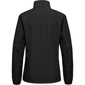 Veste coupe-vent softshell avec logo personnalisé pour femmes, légère, respirante et imperméable, pour activités de plein air, équipement de moto - Product Image 2