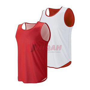 ชุดเสื้อบาสเก็ตบอลตาข่ายน้ำหนักเบาแบบย้อนกลับของผู้ชายเสื้อกีฬาแห้งเร็วระบายอากาศได้ดี - Product Image 1