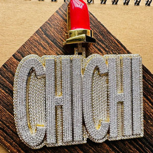 Testeur de diamants Pass VVS Lab Grown Diamond Hiphop Jewelry 14kt White Gold With Round Cut Letter Custom Iced Out Pendant Jewellery - Product Image 4