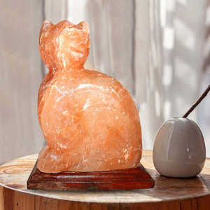 Lampe de sel portable personnalisée en matériau organique sculpté en forme de fleur, rechargeable par USB, à intensité variable, pour la décoration de la maison et de mariage - Product Image 4