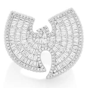 10,00 quilates Iced Out VVS Moissanite Baguette y corte redondo diamante fiesta anillo Hip Hop anillo hombres 925 plata esterlina - Product Image 1