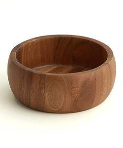 Bols à salade en bambou écologiques, polis, très résistants, de style moderne, pour la maison, les restaurants et les fêtes - Product Image 5