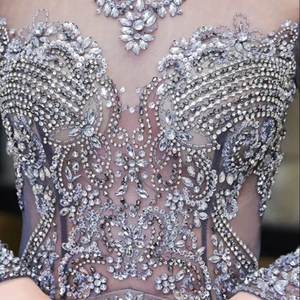 Robes de demoiselle d'honneur brodées à la main de la meilleure qualité- - Product Image 1