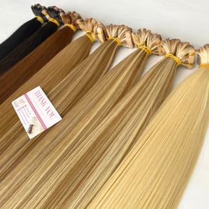 Tendance couleur ruban de cheveux humains dans les extensions cuticule aligné prix de gros longue durée 100% cheveux vietnamiens bruts meilleure qualité - Product Image 4