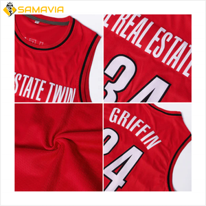 เสื้อบาสเก็ตบอลคุณภาพพรีเมียม น้ำหนักเบา ไซส์ใหญ่ แห้งเร็ว ผลิตจากโพลีเอสเตอร์ 100% รับสกรีนโลโก้ ราคาขายส่ง - Product Image 5