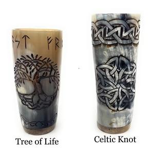 Vaso de Cuerno de Búfalo Estilo Vikingo Hecho a Mano para Beber Hidromiel, Cerveza, Cerveza Artesanal, Fiestas y Decoración, Especial de Navidad - Product Image 4