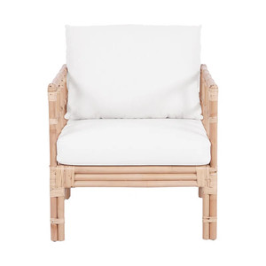 เก้าอี้นวมหวายธรรมชาติดีไซน์ใหม่สำหรับห้องนั่งเล่นทำด้วยมือด้วยไม้เท้าเก้าอี้หวายสำหรับชุดโซฟา G105 - Product Image 2