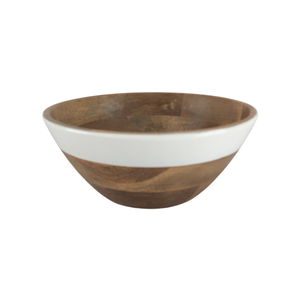 Tazón redondo de madera para servir de alta calidad, uso para el hogar, cocina, restaurante y Hotel, tazón para servir comida hecho a mano - Product Image 2