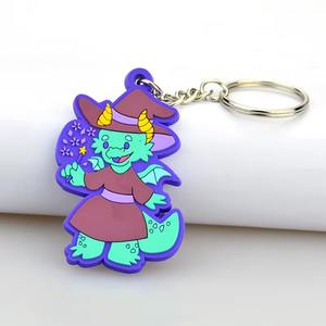 Gran oferta personalizado 2D 3D silicona Animal forma llavero suave PVC goma deporte Logo llavero accesorio de moda regalo - Product Image 4