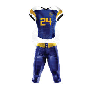 Uniforme de football américain pour hommes de haute qualité, vêtements de sport respirants avec nom d'équipe personnalisable, grandes tailles, vente à chaud - Product Image 1