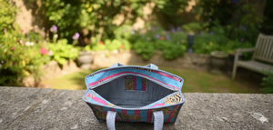 Sac fourre-tout vintage en coton avec chaînes pour femme, idéal pour l'automne, fermeture éclair, léger et écologique pour la plage et les voyages - Product Image 4