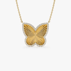 Lujo 925 Plata diamante mariposa explosión colgante joyería fina colgantes y dijes que simbolizan la belleza y el crecimiento para mujeres y niñas - Product Image 1