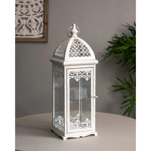 New Arrival Latest Design Home and Christmas Decorative Metal and Glass Candle <b>Lantern</b> <b>Moroccan</b> Style <b>Lantern</b> for Hot Sale - Product Image 3