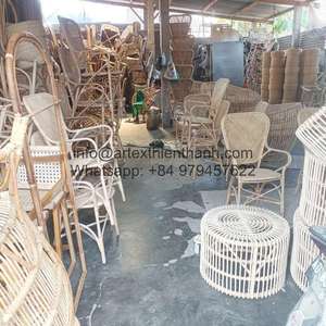 Boho Chic Handmade Wicker <b>Dining</b> <b>Chairs</b> for Living Room & Garden Natural <b>Rattan</b> <b>Dining</b> <b>Chairs</b> Vietnam Factory - Product Image 5