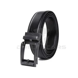 เข็มขัดหนัง Pu แท้หรูหราสำหรับผู้ชาย,หัวเข็มขัดพินแนววินเทจคลาสสิกแบบกำหนดเอง - Product Image 1