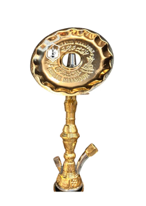 Chicha compacte authentique Khalil Maamoon 64 cm - Ensemble de chicha égyptienne lourde de 3,95 kg avec un corps de 1,6 kg - Product Image 5