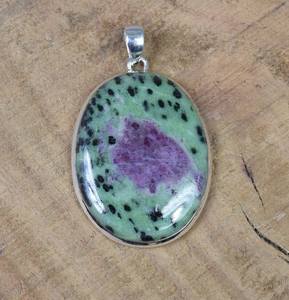 Ruby Zoisite 925 Sterling Silver Gemstone Handmade Designer Pendentif Fine Jewelry Pendentifs & Charms Pour Femmes - Product Image 4