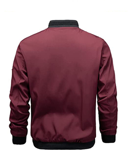 Chaqueta universitaria de satén bordada, bombardero OEM personalizado, ropa de calle de béisbol, prendas de vestir exteriores de estilo urbano para tendencia y atractivo juvenil - Product Image 6