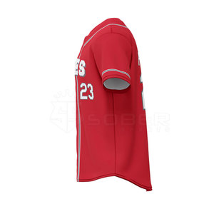 2023 nouveauté personnalisée 100% Polyester tissu Baseball Sportswear caractéristique respirante - Product Image 4