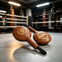 Cible de Réaction pour Entraînement de Boxe, Muay Thai, Taekwondo en Cuir Microfibre Léger et Durable – Équipement de Protection