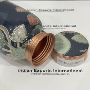 IEI 18 meilleure bouteille en cuivre pur finition émaillée colorée de 1000 ml écologique pour la maison et le bureau - Product Image 5