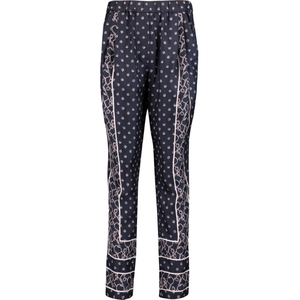 Pijama de Mujer Vintage Estampado Completo en Satén 100% Poliéster con Pantalón Recto de Corte Regular - Product Image 1