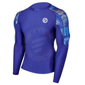 Mejor llegada MMA Rash Guard Fitness Wear MMA Rash Guard Spandex Poliéster MMA Rash Guard para la venta - Product Image 1