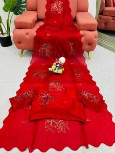 เสื้อเบลาส์และงานปักลายด้วยด้ายและชุดเสื้อผ้าดีไซน์เนอร์งานแต่งงานแบบจิมมี่จูอันสวยงาม - Product Image 4