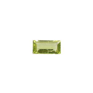 Peridoto Natural, Corte Rectangular de 12x6 mm, 2.87 Quilates, 1 Pieza, Gema Suelta para Joyería, Anillo Artesanal - Product Image 1