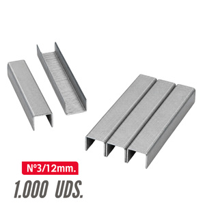 Grapas No. 3 Altezza 12 mm. (1.000 unità) - Product Image 4