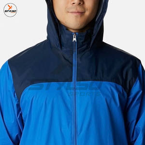 Vente en gros Coupe-vent à capuche imprimé Vestes coupe-vent bon marché Nouveau coupe-vent hydrofuge Veste pull - Product Image 4