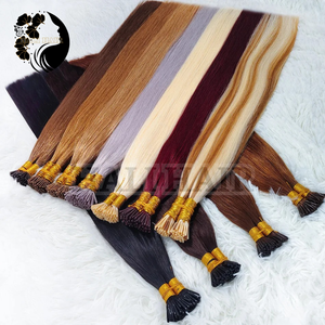 Vente chaude en gros I Tip U Tip Extensions de cheveux Cheveux humains Super Double Drawn Kératine vietnamienne I Tip Extensions de cheveux - Product Image 5