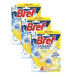 BREF Power Aktiv Lemon 50 Gram Eco-Friendly Liquid <b>Bleach</b> Apparel Detergent Bulk Wholesale Bathroom Cleaning Supply - Product Image 4