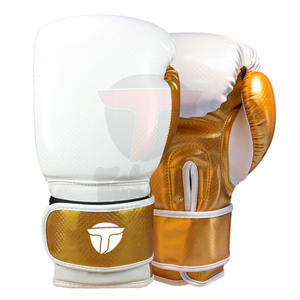 Guantes de boxeo de cuero duraderos de calidad superior cómodos con etiqueta privada al por mayor para artes marciales - Product Image 1