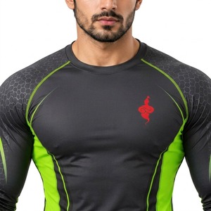 Camiseta Deportiva de Compresión de Manga Larga para Hombre, para Entrenamiento, Fitness, Running, Ciclismo, Surf, Gimnasio - Product Image 6